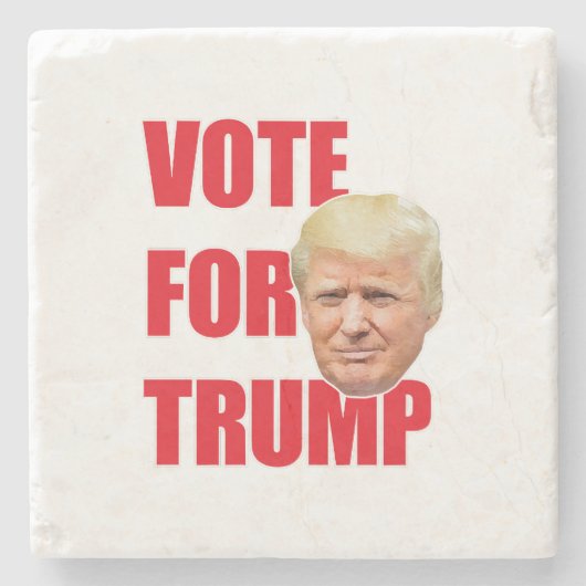 Stem op Trump Stenen Onderzetter (Voorkant)