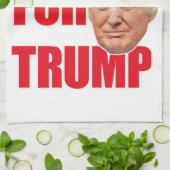 Stem op Trump Theedoek (Gevouwen)