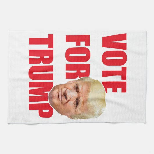 Stem op Trump Theedoek (Horizontaal)