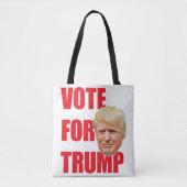 Stem op Trump Tote Bag (Voorkant)