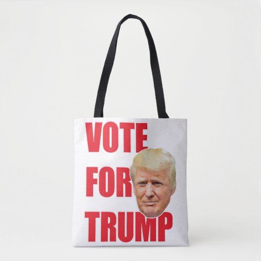 Stem op Trump Tote Bag (Voorkant)