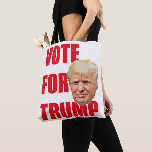 Stem op Trump Tote Bag (Dichtbij)