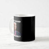 Stem op Trump voor de Peanut Squirrel Koffiemok (Voorkant links)