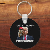 Stem op Trump voor de Peanut Squirrel Sleutelhanger (Voorkant)