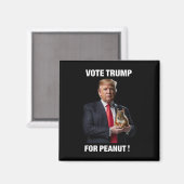 Stem op Trump voor Peanut The Squirrel 3 Magneet (Voorkant / Achterkant)