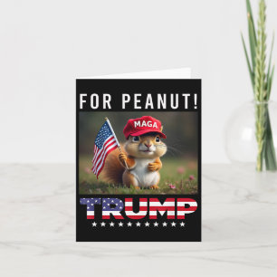 Stem op Trump voor Peanut The Squirrel Trump 2024 Kaart