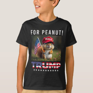 Stem op Trump voor Peanut The Squirrel Trump 2024 T-shirt