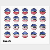 STEM OP UW KANDIDAAT.... RONDE STICKER (Vel)