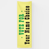 Stem op verkiezingskandidaat banner (Verticaal)