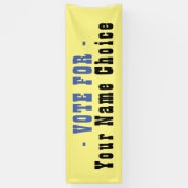 Stem op verkiezingskandidaat banner (Verticaal)