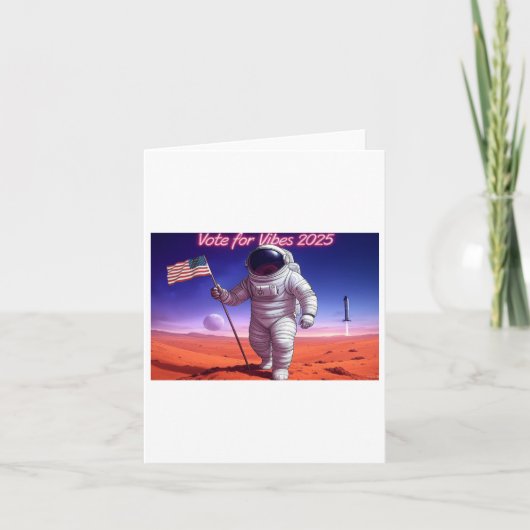 Stem op Vibes 4 Sticker Kaart (Voorkant)