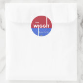 Stem op Wiggit Sticker (Tas)