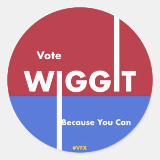 Stem op Wiggit Sticker