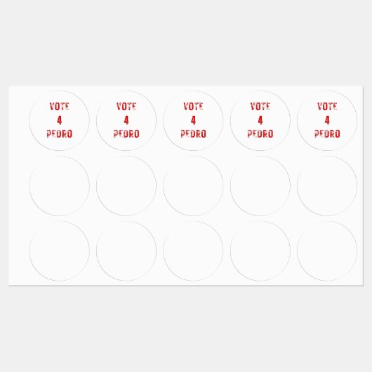 stem Pedro Napoleon grappige verkiezingstekst Labels (Vel)