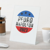 stem Pedro Napoleon grappige verkiezingstekst Reclamebord Met Voetstuk (Insitu)