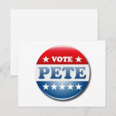 Stem Pete 2020 Briefkaart (Voorkant / Achterkant)