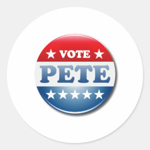 Stem Pete 2020 Ronde Sticker