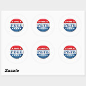 Stem Pete 2020 Ronde Sticker (Vel)