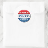 Stem Pete 2020 Ronde Sticker (Tas)