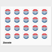 Stem Pete 2020 Vierkante Sticker (Vel)