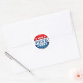 Stem Pete 2020 Vierkante Sticker (Envelop)