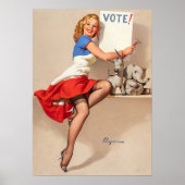 Stem pin-up poster (Voorkant)