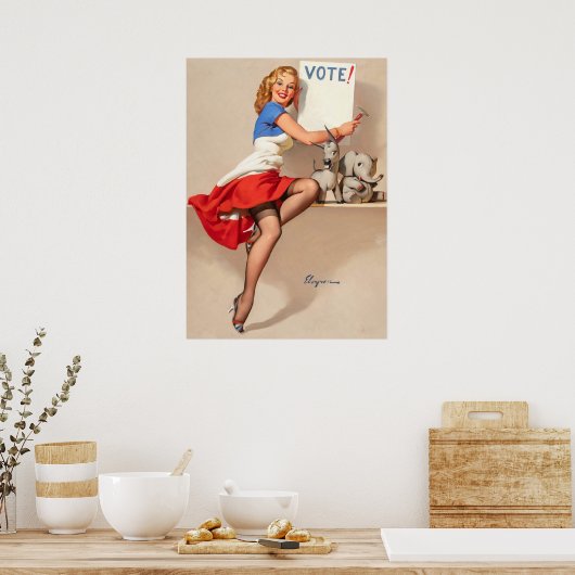 Stem pin-up poster (Keuken)