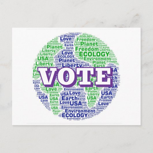 STEM (Planeet Aarde - Ecologie) Briefkaart (Voorkant)