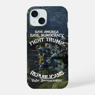 Stem Politiek Patriottisch Trump Republikeinse Par iPhone 15 Case
