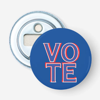 Stem politieke campagne merchandise button flesopener