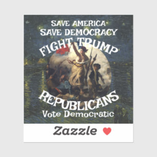 Stem Politieke FW FV HG Trump Republikeinse Partij Sticker