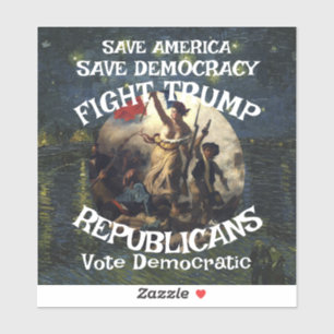 Stem Politieke FW FV HG Trump Republikeinse Partij Sticker
