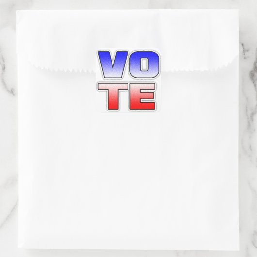 STEM politieke Stickers (Tas)