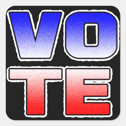 STEM politieke Stickers (Voorkant)