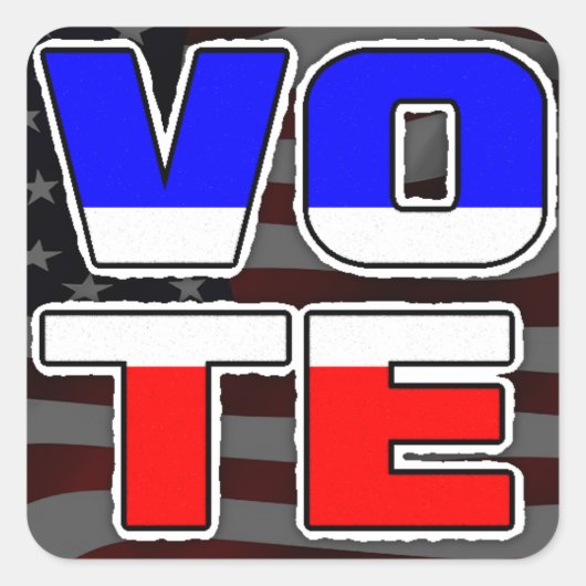 STEM politieke Stickers (Voorkant)