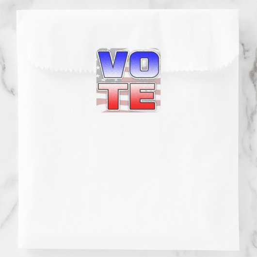 STEM politieke Stickers (Tas)