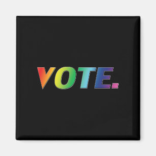 " stem " pride , lgbetq , lgbt regenboogkleuren zw magneet