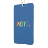 " stem " - pride lgbtq - regenboogblauwe luchtverf luchtverfrisser (Links)