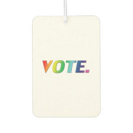 " stem " - pride lgbtq regenboogwitte luchtverfris luchtverfrisser