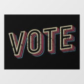 Stem Pro Choice President Verkiezing Feminist Raamsticker (Vel)