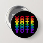 STEM Regenboog Letters Ronde Button 7,6 Cm (Voorkant /achterkant)
