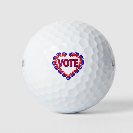 stem republikeinse olifant golfballen (Voorkant)