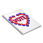 stem republikeinse olifant notitieboek (Rechterzijde)