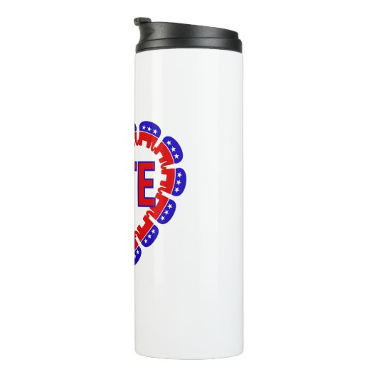 stem republikeinse olifant thermosbeker (Geroteerd rechts)