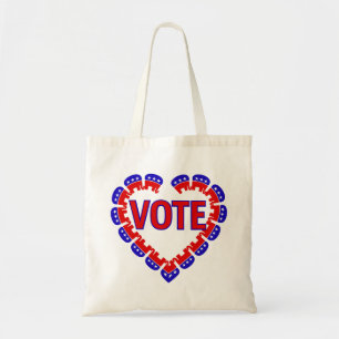 stem republikeinse olifant tote bag