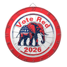 Stem Rood 2026 Dartbord