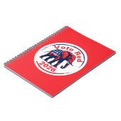 Stem rood 2026 notitieboek (Linkerzijde)