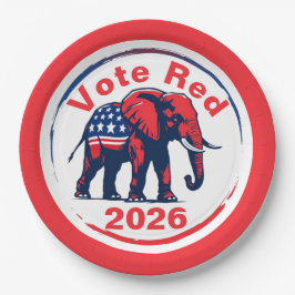 Stem Rood 2026 Papieren Bordje