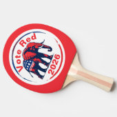 Stem Rood 2026 Tafeltennisbatje (Zijkant)