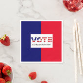 Stem Rood/Blauw Servet (Insitu)